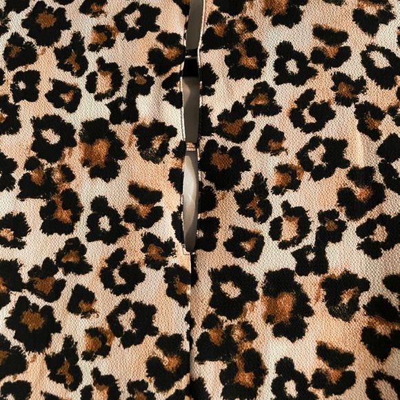 H&M Leopard Cheetah Print Dress - Women's Size 2 🐆 - Picture 5 of 7